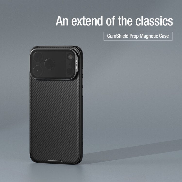 کاور نیلکین مدل Camshield Prop Magnetic Transparent Lens Guard مناسب برای گوشی موبایل اپل iPhone 17 Pro