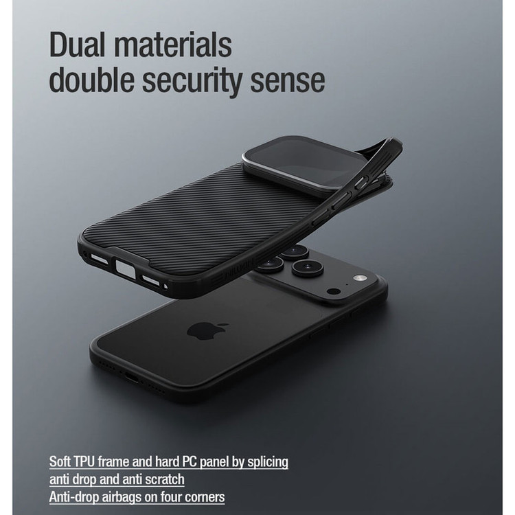 کاور نیلکین مدل Camshield Prop Magnetic Transparent Lens Guard مناسب برای گوشی موبایل اپل iPhone 17 Pro