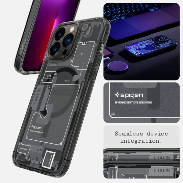 کاور اسپیگن مدل METAL مناسب برای گوشی موبایل اپل iPhone 16 Pro