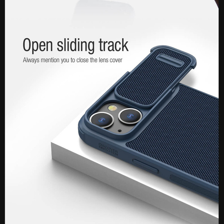 کاور نیلکین مدل Textured S Case مناسب برای گوشی موبایل اپل iPhone 14