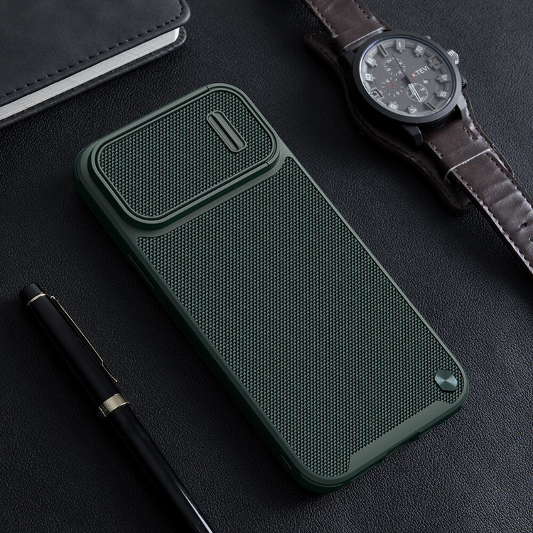 کاور نیلکین مدل Textured S Case مناسب برای گوشی موبایل اپل iPhone 14