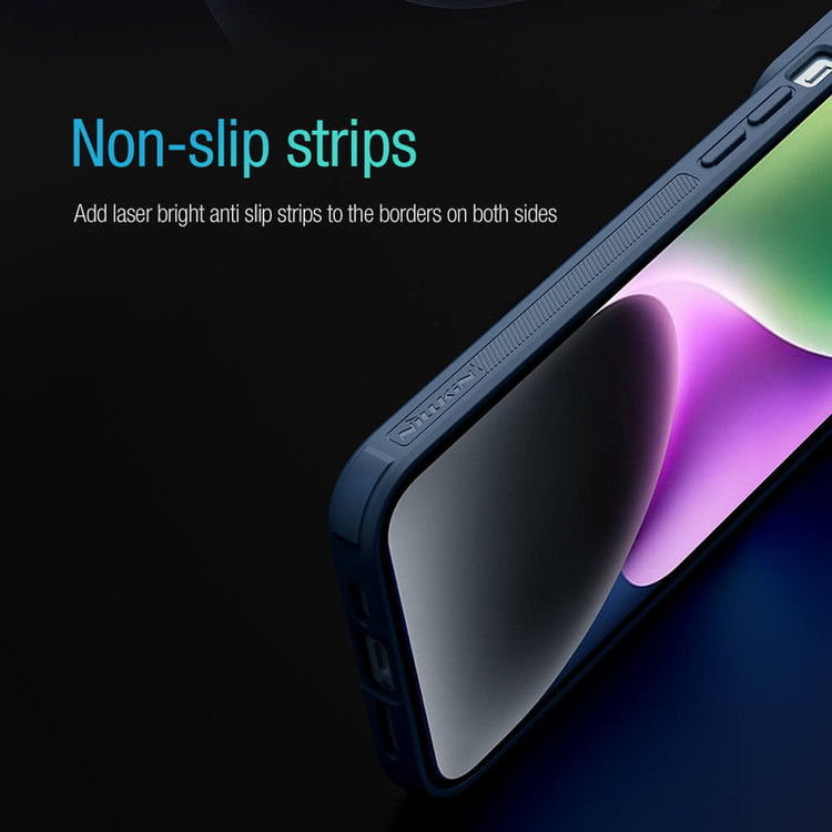 کاور نیلکین مدل Textured S Case مناسب برای گوشی موبایل اپل iPhone 14