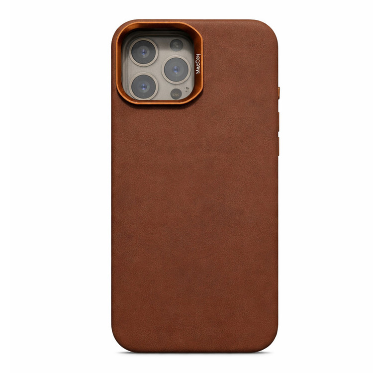 کاور مک کوی مدل Leather مناسب برای گوشی موبایل اپل iPhone 16 Pro Max