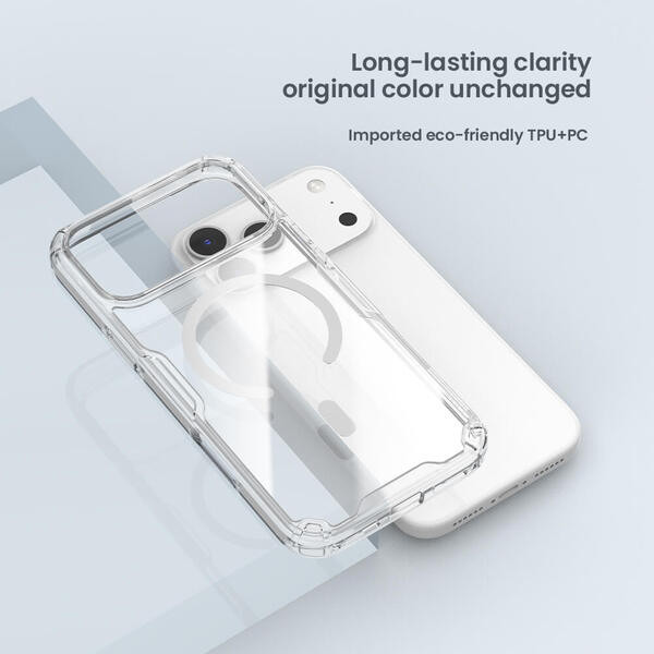 کاور نیلکین مدل Nature TPU Pro Magnetic مناسب برای گوشی موبایل اپل iPhone 17 Pro