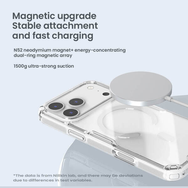 کاور نیلکین مدل Nature TPU Pro Magnetic مناسب برای گوشی موبایل اپل iPhone 17 Pro