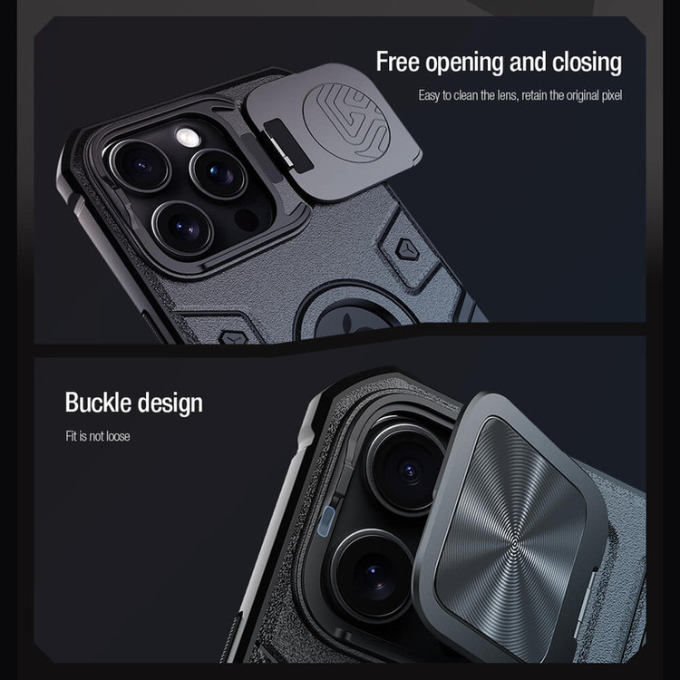 کاور نیلکین مدل CamShield Armor Prop Magnetic مناسب برای گوشی موبایل موبایل اپل iphone 16 pro max