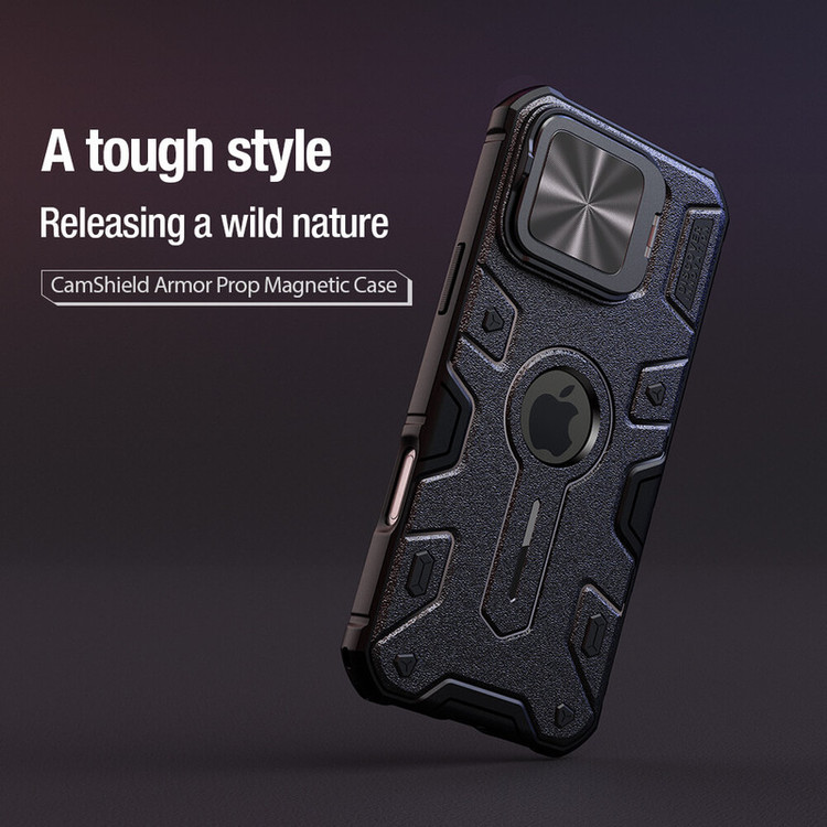 کاور نیلکین مدل CamShield Armor Prop Magnetic مناسب برای گوشی موبایل موبایل اپل iphone 16 pro max