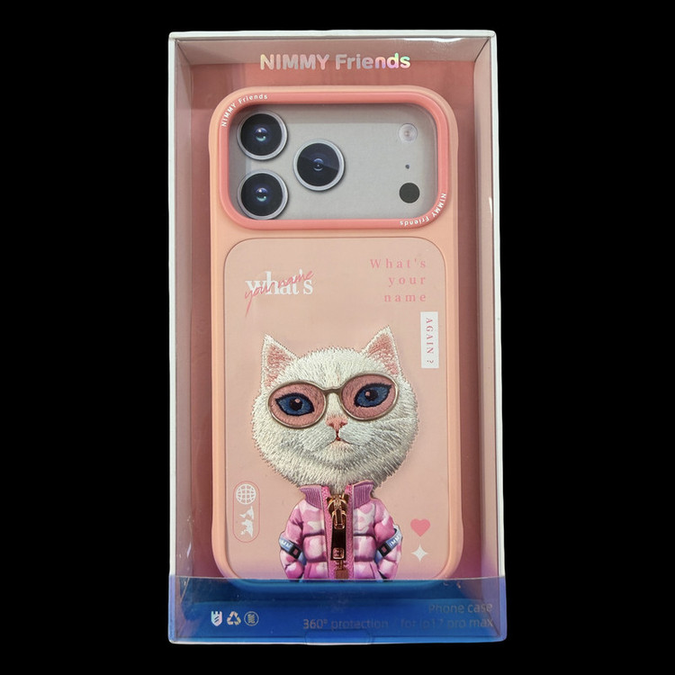 کاور نیمی مدل CAT مناسب برای گوشی موبایل اپل iphone 17 pro max