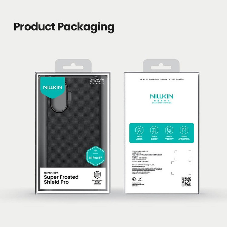 کاور نیلکین مدل Super Frosted Shield Pro مناسب برای گوشی موبایل شیائومی Poco F7