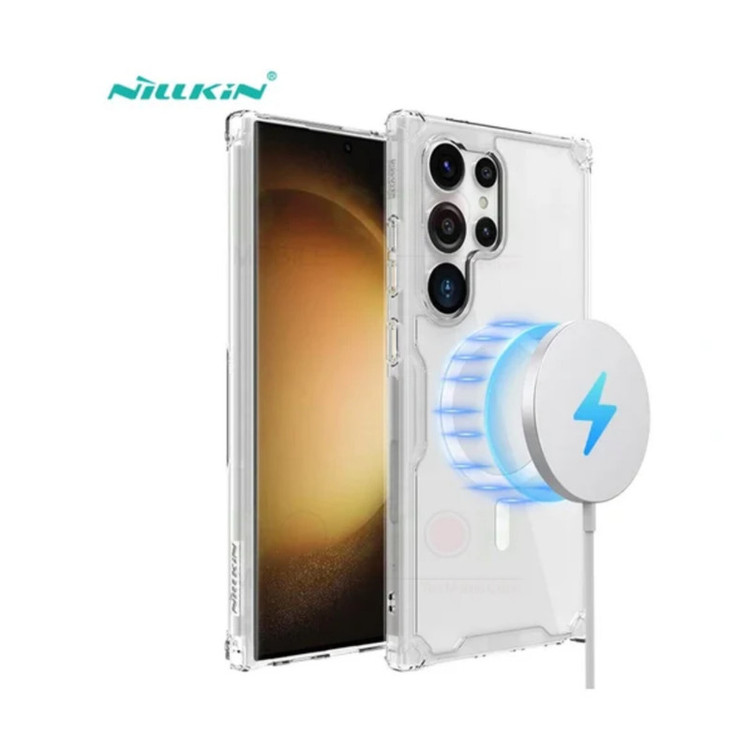 کاور نیلکین مدل Nilkin Nature Tpu Pro Magnetic مناسب برای گوشی موبایل سامسونگ Galaxy S24 Ultra