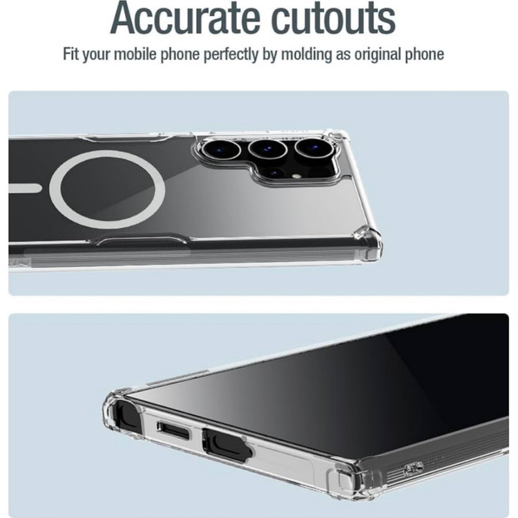کاور نیلکین مدل Nilkin Nature Tpu Pro Magnetic مناسب برای گوشی موبایل سامسونگ Galaxy S24 Ultra