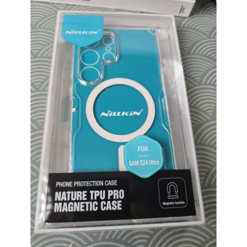 کاور نیلکین مدل Nilkin Nature Tpu Pro Magnetic مناسب برای گوشی موبایل سامسونگ Galaxy S24 Ultra