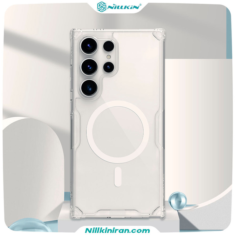 کاور نیلکین مدل Nilkin Nature Tpu Pro Magnetic مناسب برای گوشی موبایل سامسونگ Galaxy S24 Ultra