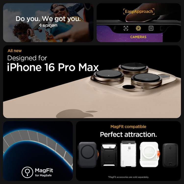 کاور اسپیگن مدل Ultra Hybrid MagFit مناسب برای گوشی موبایل اپل iPhone 16 Pro Max