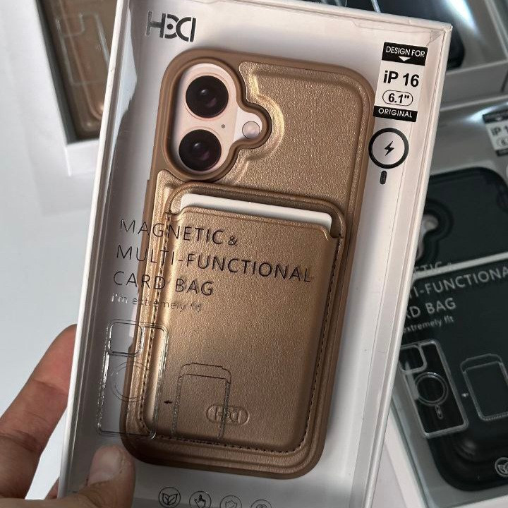 کاور اچ دی دی مدل مگسیف مناسب برای گوشی موبایل سامسونگ Galaxy S25 Ultra به همراه جا کارتی