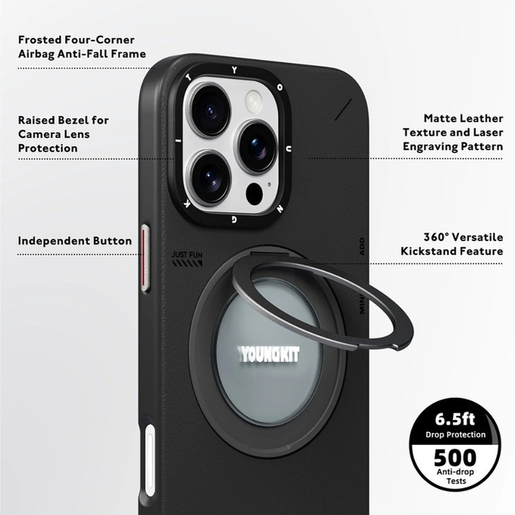 کاور یانگ کیت مدل Full Touch series Rotating Bracket مناسب برای گوشی موبایل اپل iPhone 16 pro