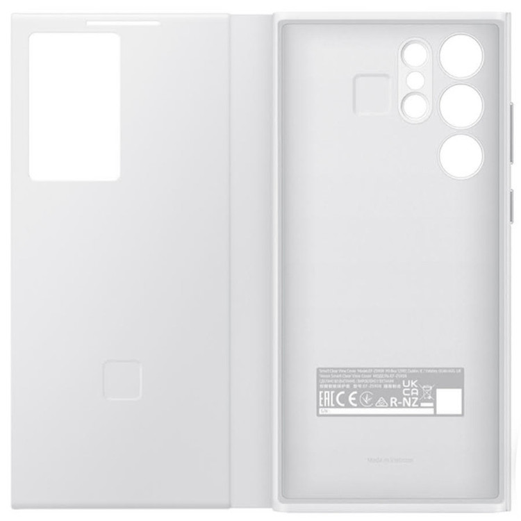 کیف کلاسوری سامسونگ مدل Clear View Cover مناسب برای گوشی موبایل سامسونگ Galaxy S22 Ultra