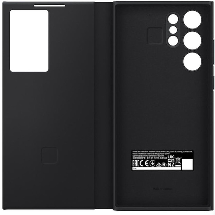 کیف کلاسوری سامسونگ مدل Clear View Cover مناسب برای گوشی موبایل سامسونگ Galaxy S22 Ultra