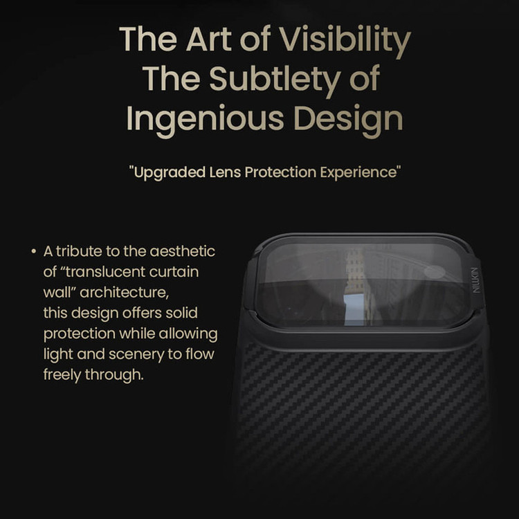 کاور نیلکین مدل CarboProp Magnetic MagSafe Transparent Lens مناسب برای گوشی موبایل اپل iPhone 17 Pro Max