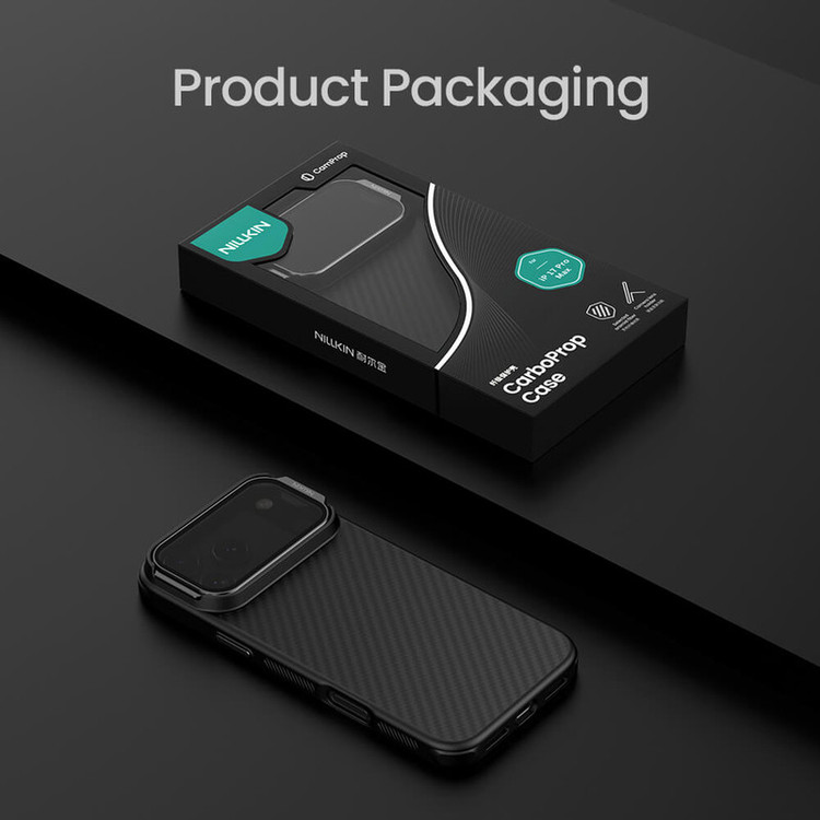 کاور نیلکین مدل CarboProp Magnetic MagSafe Transparent Lens مناسب برای گوشی موبایل اپل iPhone 17 Pro Max