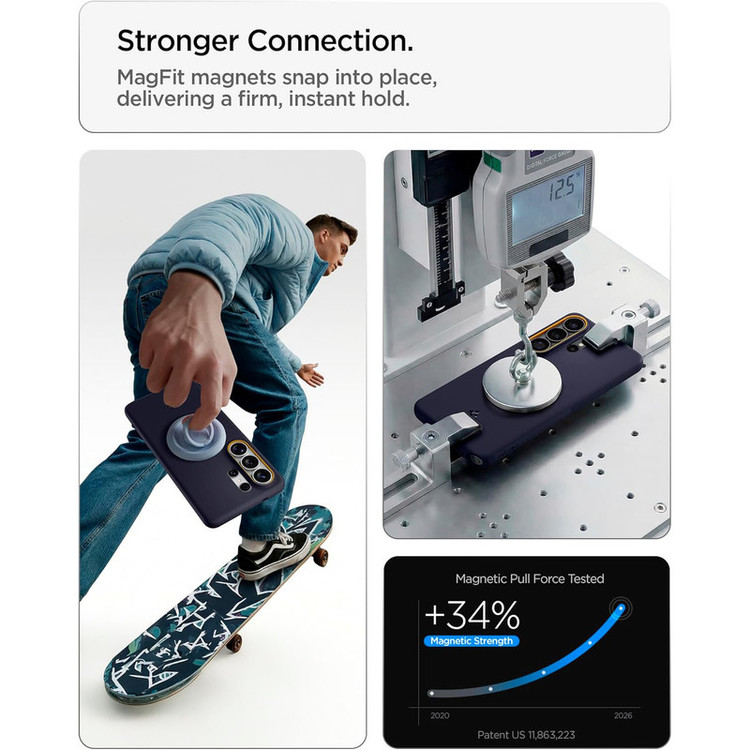کاور اسپیگن مدل Nano Pop MagFit مناسب برای گوشی موبایل سامسونگ Galaxy S26 Ultra