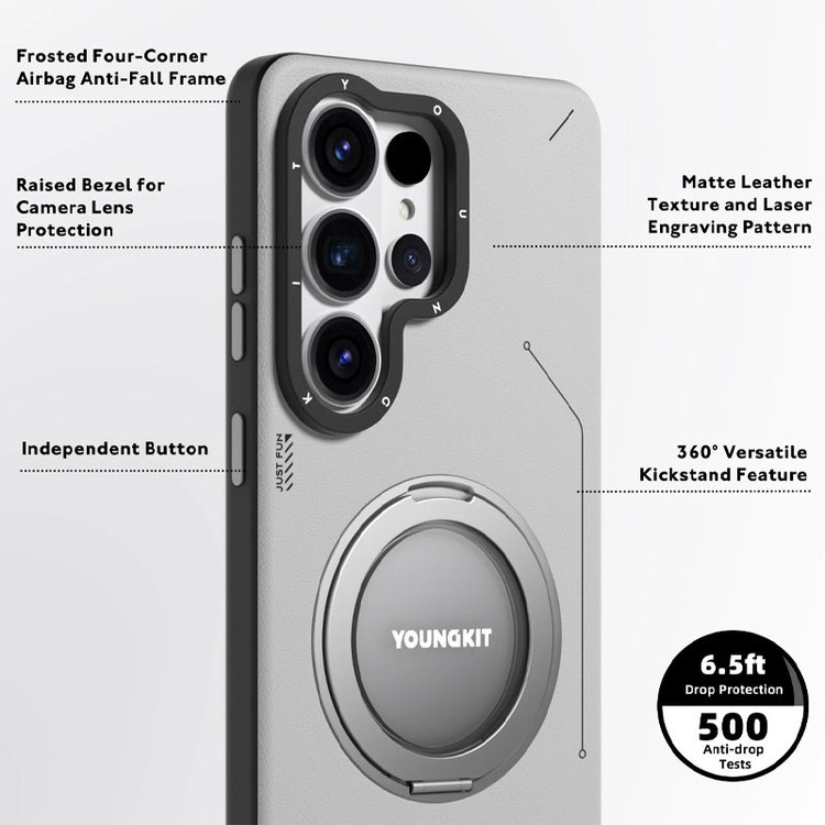 کاور یانگ کیت مدل Leather 360 MagSafe مناسب برای گوشی موبایل سامسونگ Galaxy S26 Ultra
