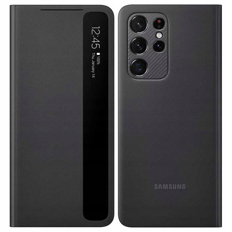 کیف کلاسوری سامسونگ مدل Clera View Cover مناسب برای گوشی موبایل سامسونگ Galaxy S21 Ultra