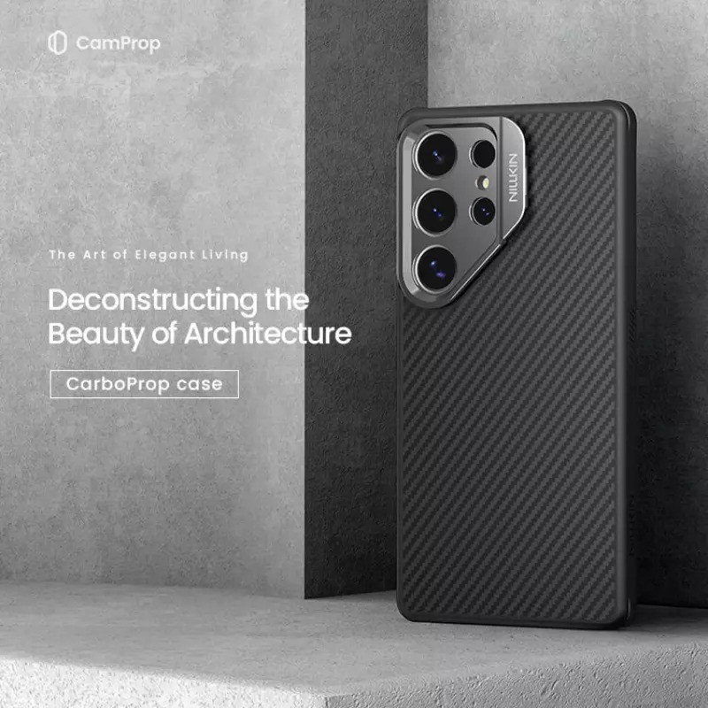 کاور نیلکین مدل CarboProp Magnetic MagSafe Hole Version مناسب برای گوشی موبایل سامسونگ Galaxy S25 Ultra