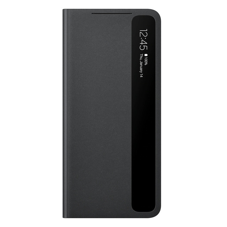 کیف کلاسوری مدل Smart Clear View مناسب برای گوشی موبایل سامسونگ Galaxy S21 Ultra