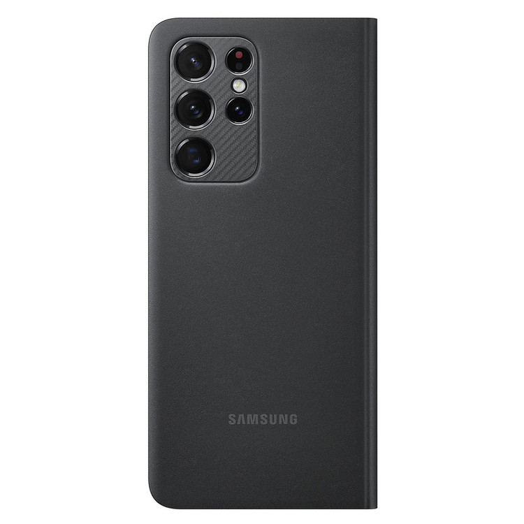 کیف کلاسوری مدل Smart Clear View مناسب برای گوشی موبایل سامسونگ Galaxy S21 Ultra