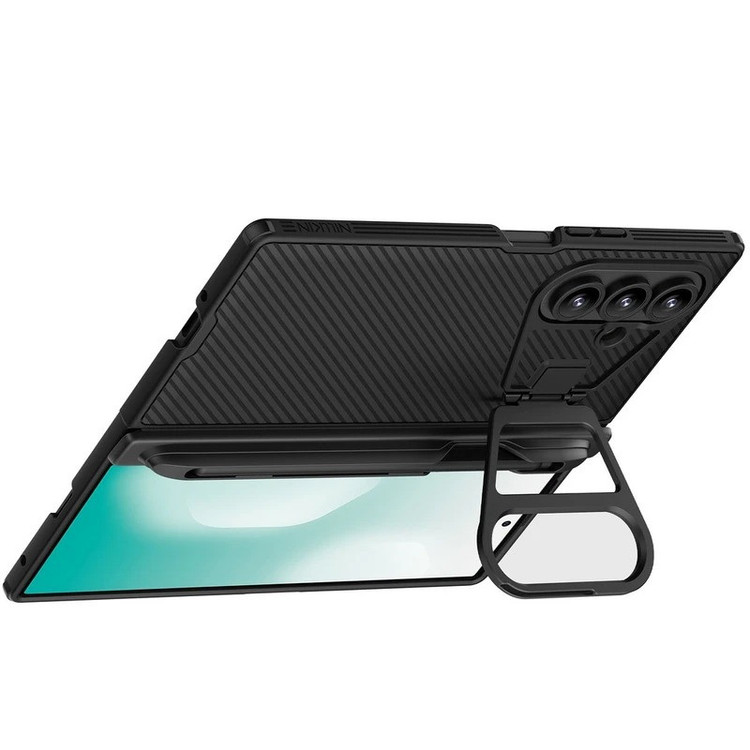 کاور نیلکین مدل Camshield Prop Magnetic Stylus Pen & Transparent Lens Cover Version مناسب برای گوشی موبایل سامسونگ Galaxy Z Fold 7 / W26