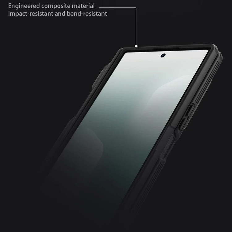 کاور نیلکین مدل Camshield Prop Magnetic Stylus Pen & Transparent Lens Cover Version مناسب برای گوشی موبایل سامسونگ Galaxy Z Fold 7 / W26