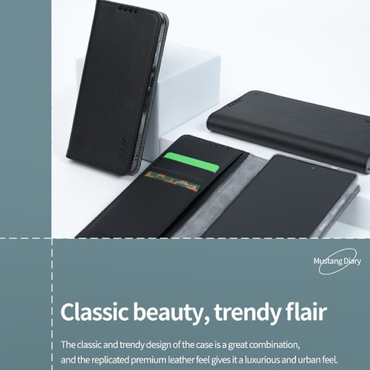 کیف کلاسوری آراری مدل Mustang Diary مناسب برای گوشی موبایل سامسونگ Galaxy S25 Ultra