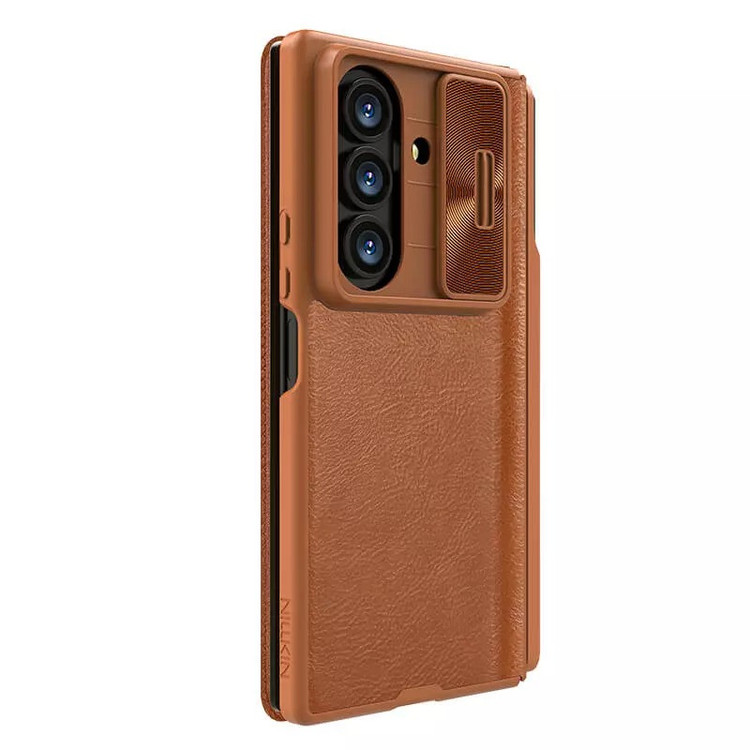 کیف کلاسوری نیلکین مدل Qin Pro Leather مناسب برای گوشی موبایل سامسونگ Galaxy Z Fold 7