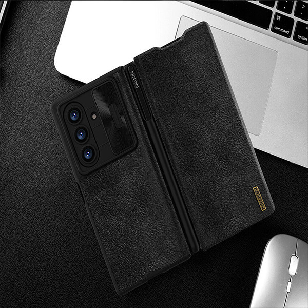 کیف کلاسوری نیلکین مدل Qin Pro Leather مناسب برای گوشی موبایل سامسونگ Galaxy Z Fold 7