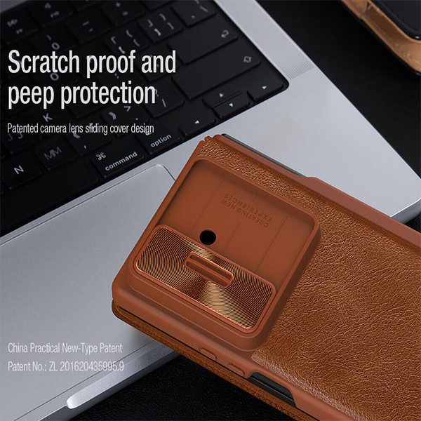 کیف کلاسوری نیلکین مدل Qin Pro Leather مناسب برای گوشی موبایل سامسونگ Galaxy Z Fold 7