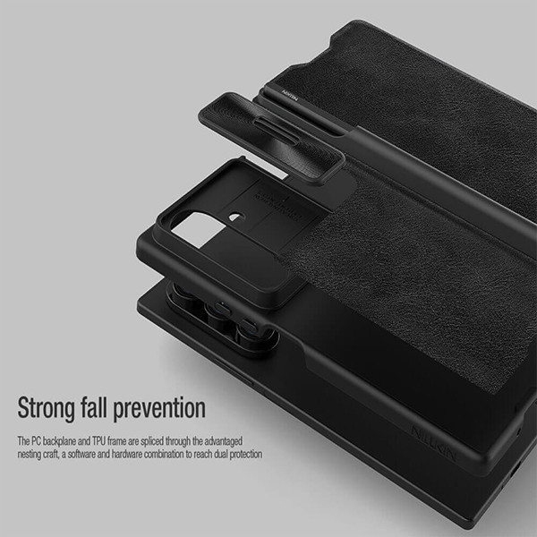 کیف کلاسوری نیلکین مدل Qin Pro Leather مناسب برای گوشی موبایل سامسونگ Galaxy Z Fold 7