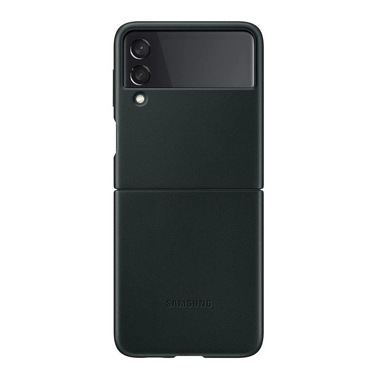 کاور سامسونگ مدل Leather مناسب برای گوشی موبایل سامسونگ Galaxy Z Flip3 5G