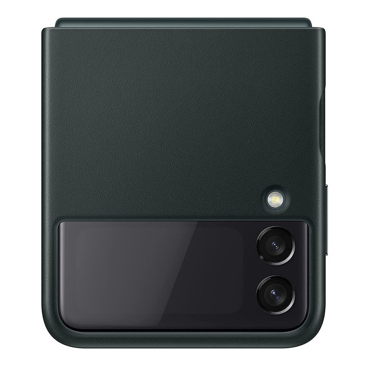 کاور سامسونگ مدل Leather مناسب برای گوشی موبایل سامسونگ Galaxy Z Flip3 5G