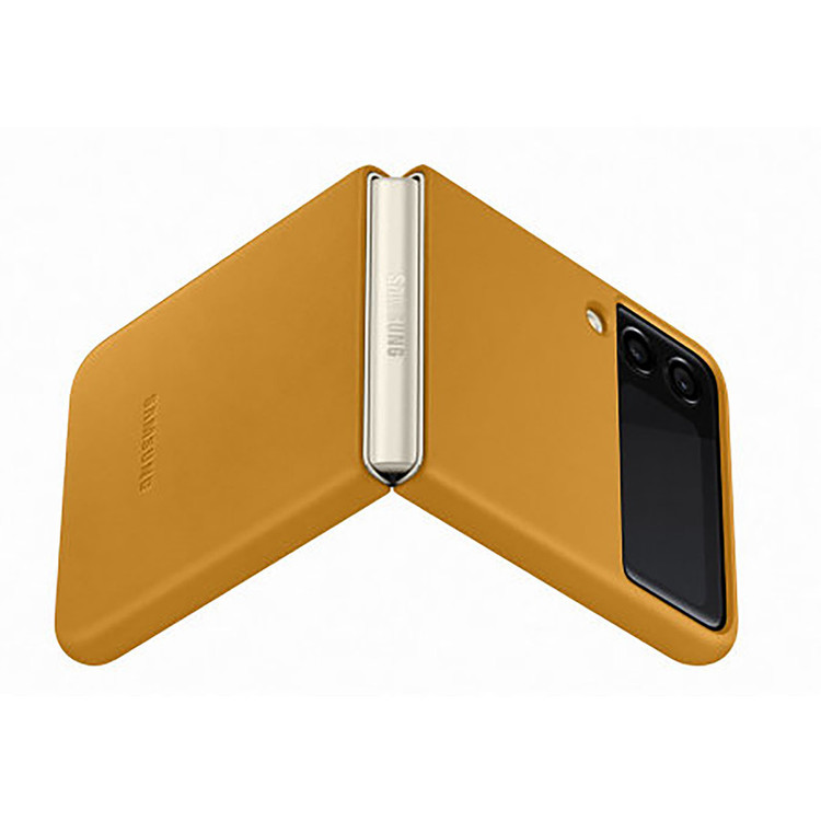 کاور سامسونگ مدل Leather مناسب برای گوشی موبایل سامسونگ Galaxy Z Flip3 5G