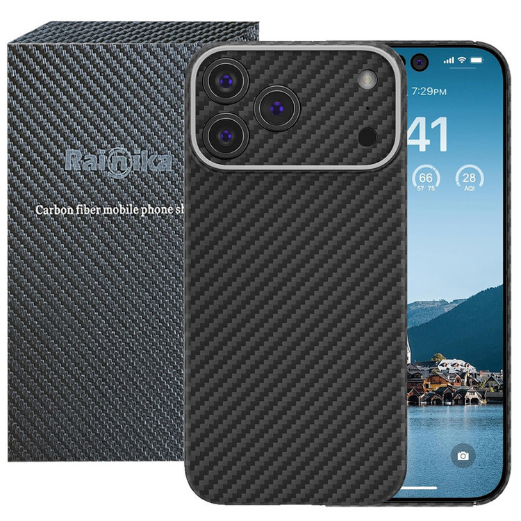 کاور رینیکا مدل Carbon Fiber M17P مناسب برای گوشی موبایل اپل Iphone 17 Pro
