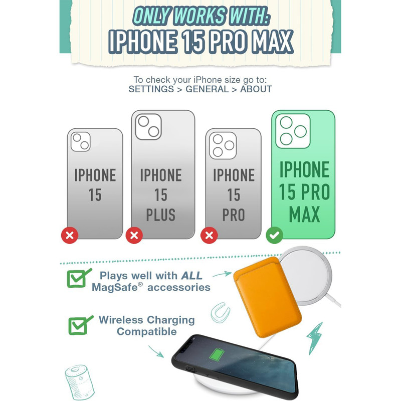 کاور اسمارتیش مدل GRIP ZILLA MagSafe مناسب برای گوشی موبایل اپل iPhone 15 Pro Max