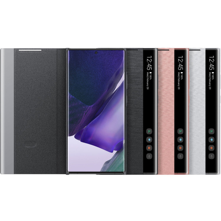 کیف کلاسوری سامسونگ مدل Clear View Cover مناسب برای گوشی موبایل سامسونگ Galaxy Note 20 Ultra