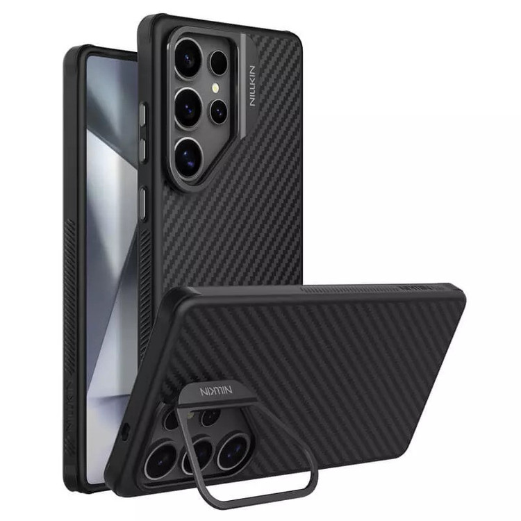 کاور نیلکین مدل CarboProp Magnetic MagSafe Aramid مناسب برای گوشی موبایل سامسونگ Galaxy S25 Ultra