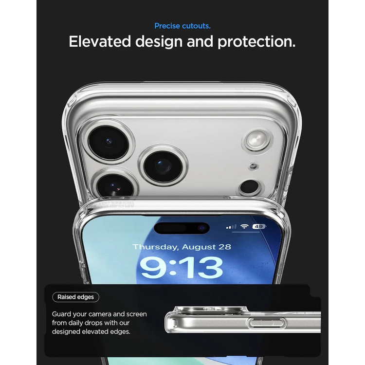کاور اسپیگن مدل Ultra Hybrid Zero One (MagFit) مناسب برای گوشی موبایل اپل iPhone 17 Pro