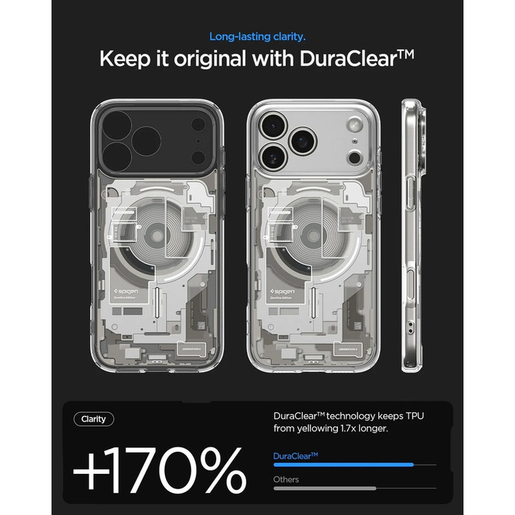 کاور اسپیگن مدل Ultra Hybrid Zero One (MagFit) مناسب برای گوشی موبایل اپل iPhone 17 Pro