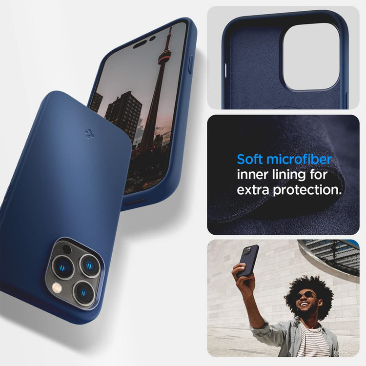 کاور اسپیگن مدل Silicone Fit MagSafe مناسب برای گوشی موبایل اپل iPhone 14 Pro
