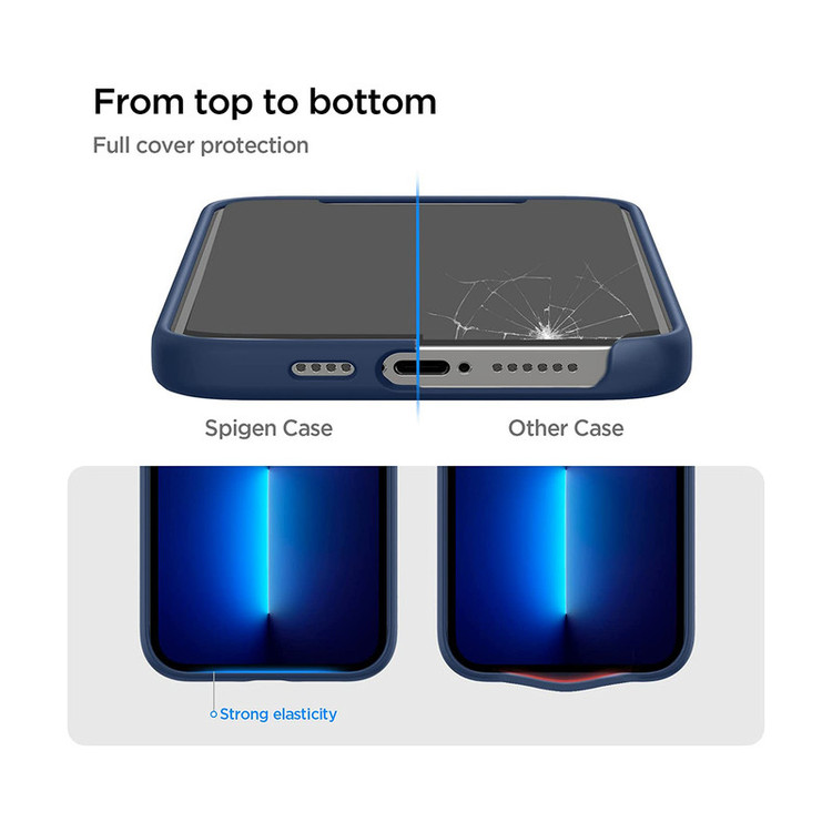 کاور اسپیگن مدل Silicone Fit مناسب برای گوشی موبایل اپل iPhone 13 Pro Max