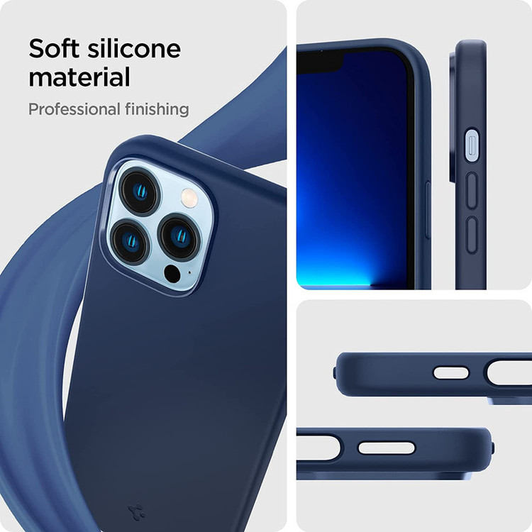 کاور اسپیگن مدل Silicone Fit مناسب برای گوشی موبایل اپل iPhone 13 Pro Max
