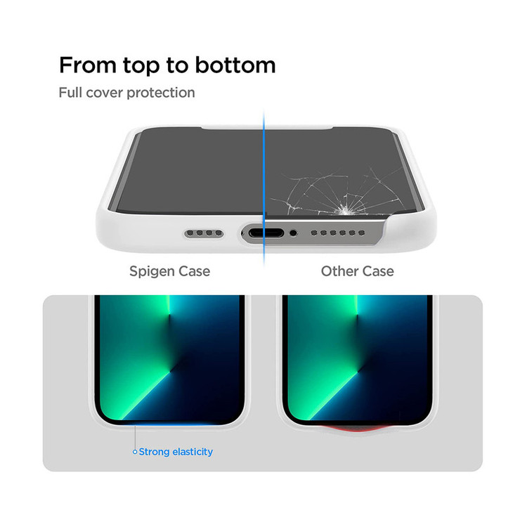 کاور اسپیگن مدل Silicone Fit مناسب برای گوشی موبایل اپل iPhone 13 Pro Max